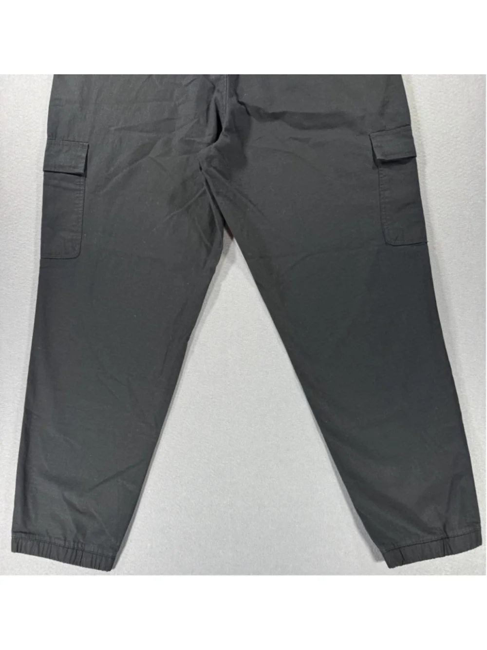 True Religion Jet Black Ripstop Jogger XL with Hook and Loop Pockets